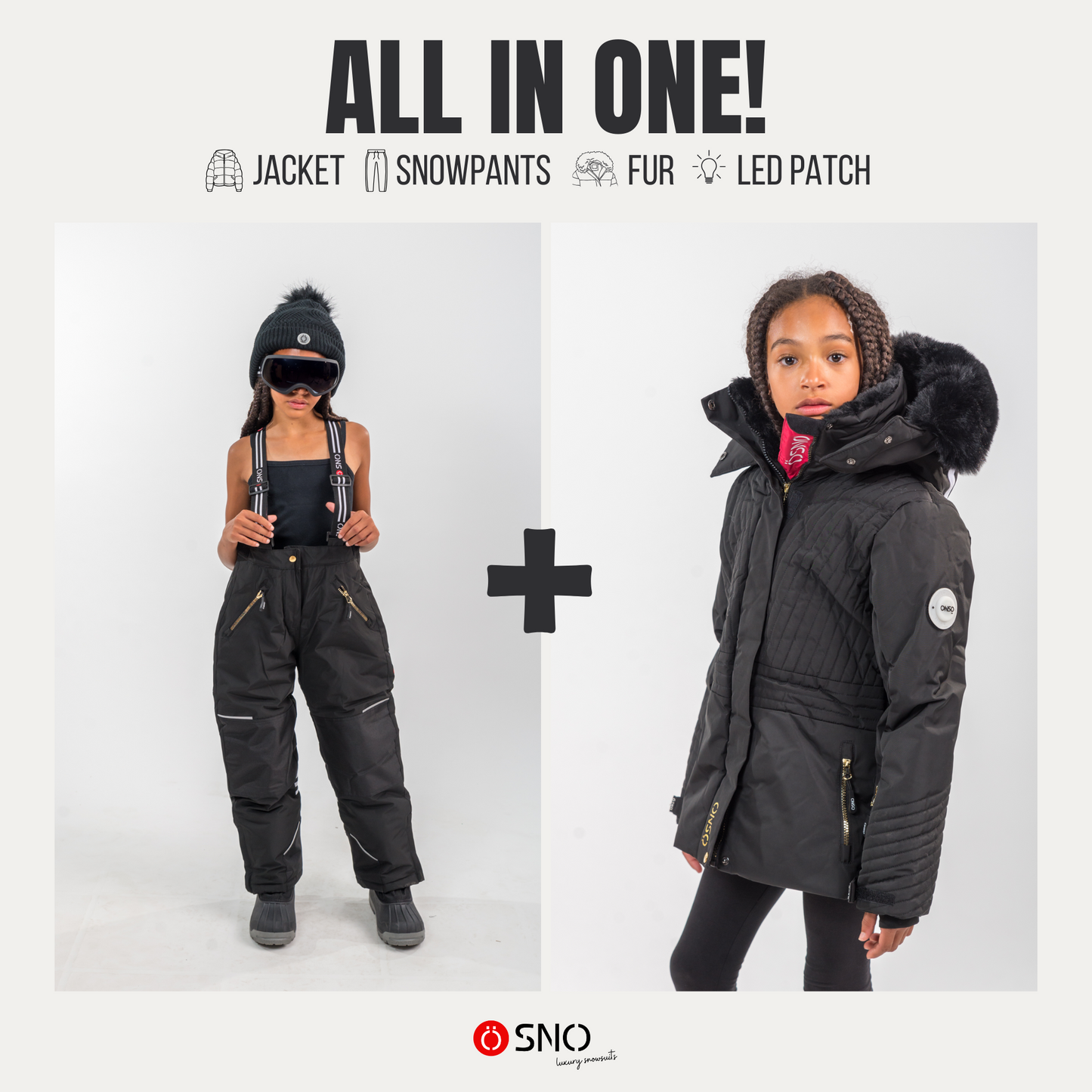 Habit de neige de luxe Vicky's - Veste et pantalon de ski