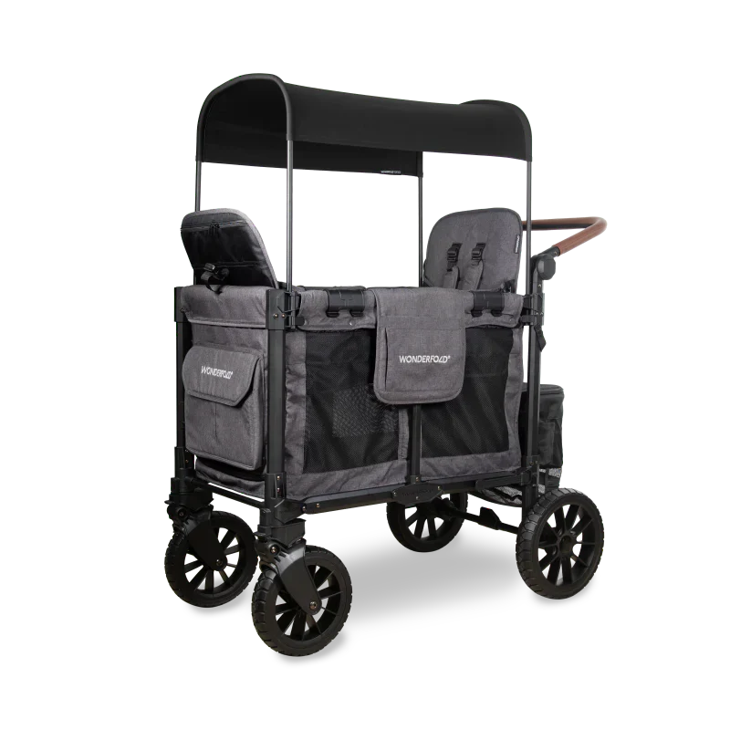 Poussette-wagon double Wonderfold W2 Luxe Pro