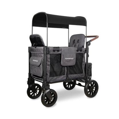 Poussette-wagon double Wonderfold W2 Luxe Pro