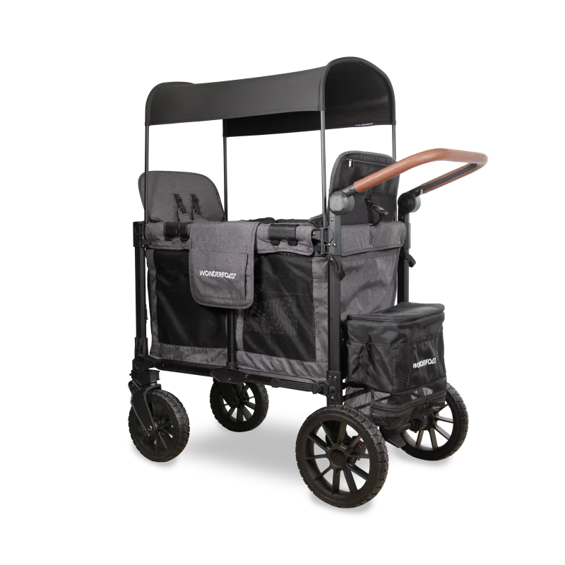 Poussette-wagon double Wonderfold W2 Luxe Pro