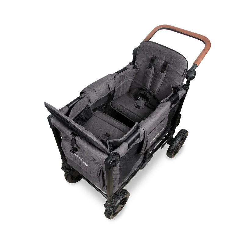 Poussette-wagon double Wonderfold W2 Luxe Pro