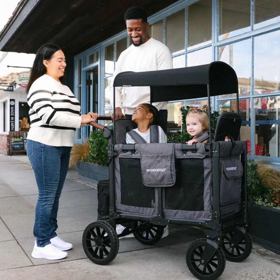 Poussette-wagon double Wonderfold W2 Luxe Pro