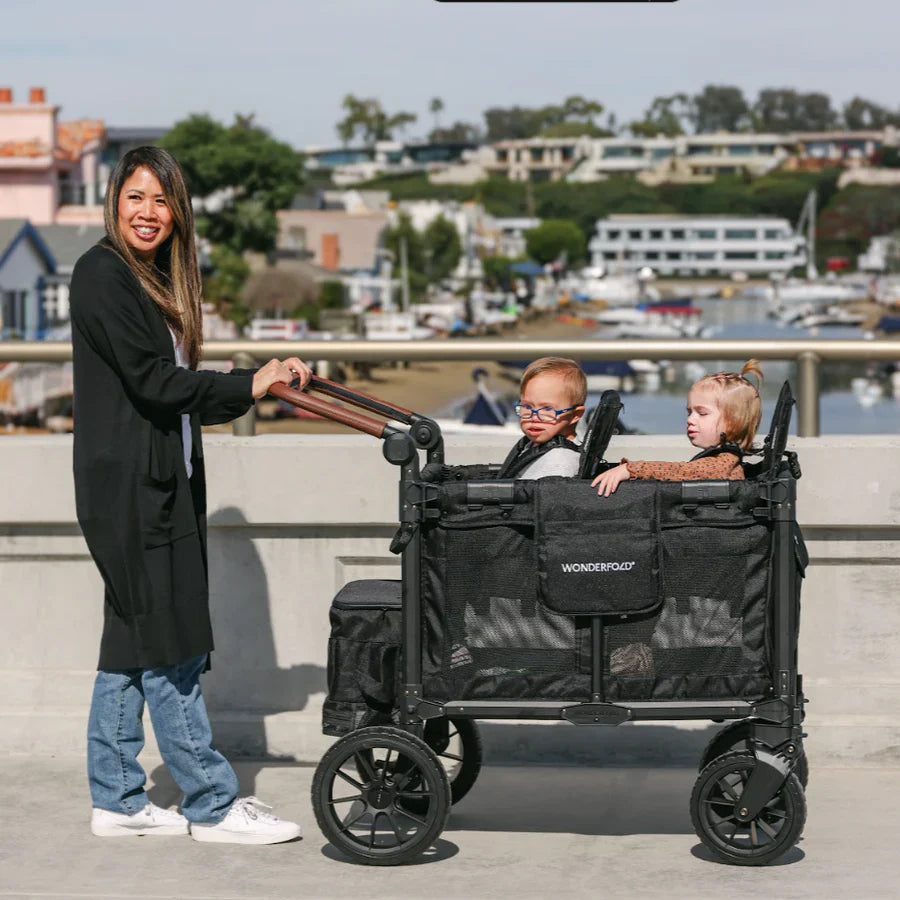 Poussette-wagon double Wonderfold W2 Luxe Pro
