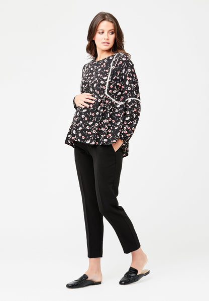 Alexa Classic Cropped Maternity Pants