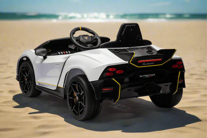 Voiture électrique Lamborghini Auténtica 2026 pour enfants avec télécommande