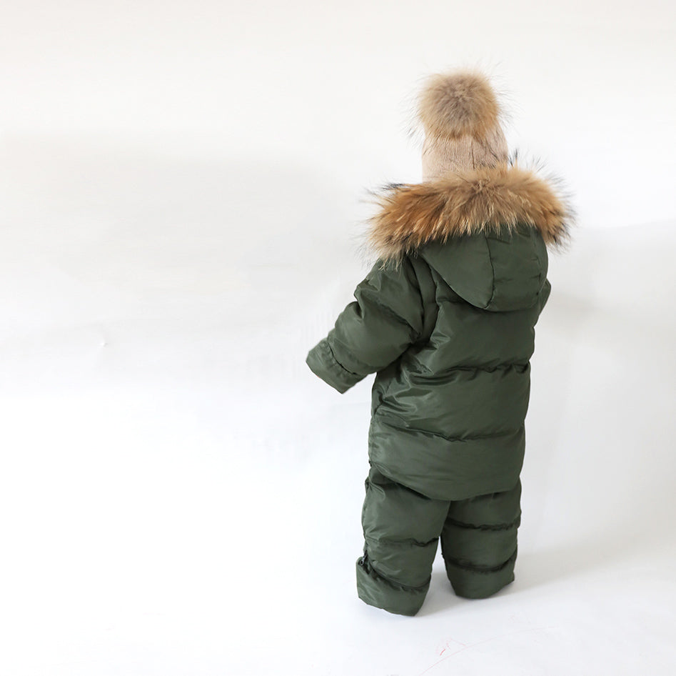 PRE-ORDER Olive 4in1 Transformer Snowsuit