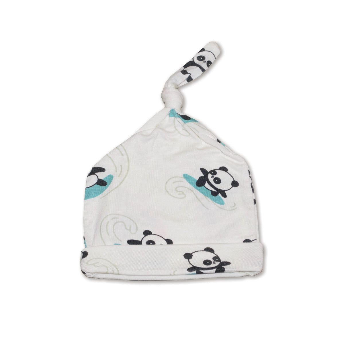 Bamboo Knot Hat (Surfs Up Panda Print)