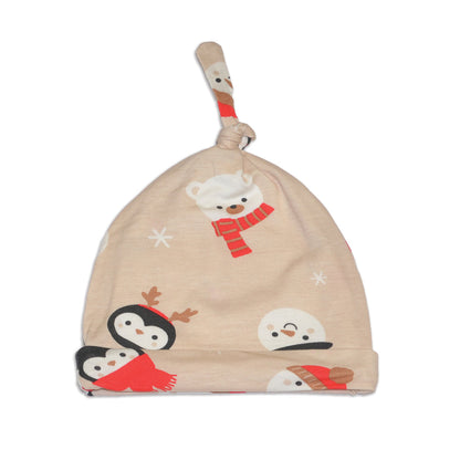 Bonnet à nœud en rayonne de bambou — Snowy Faces
