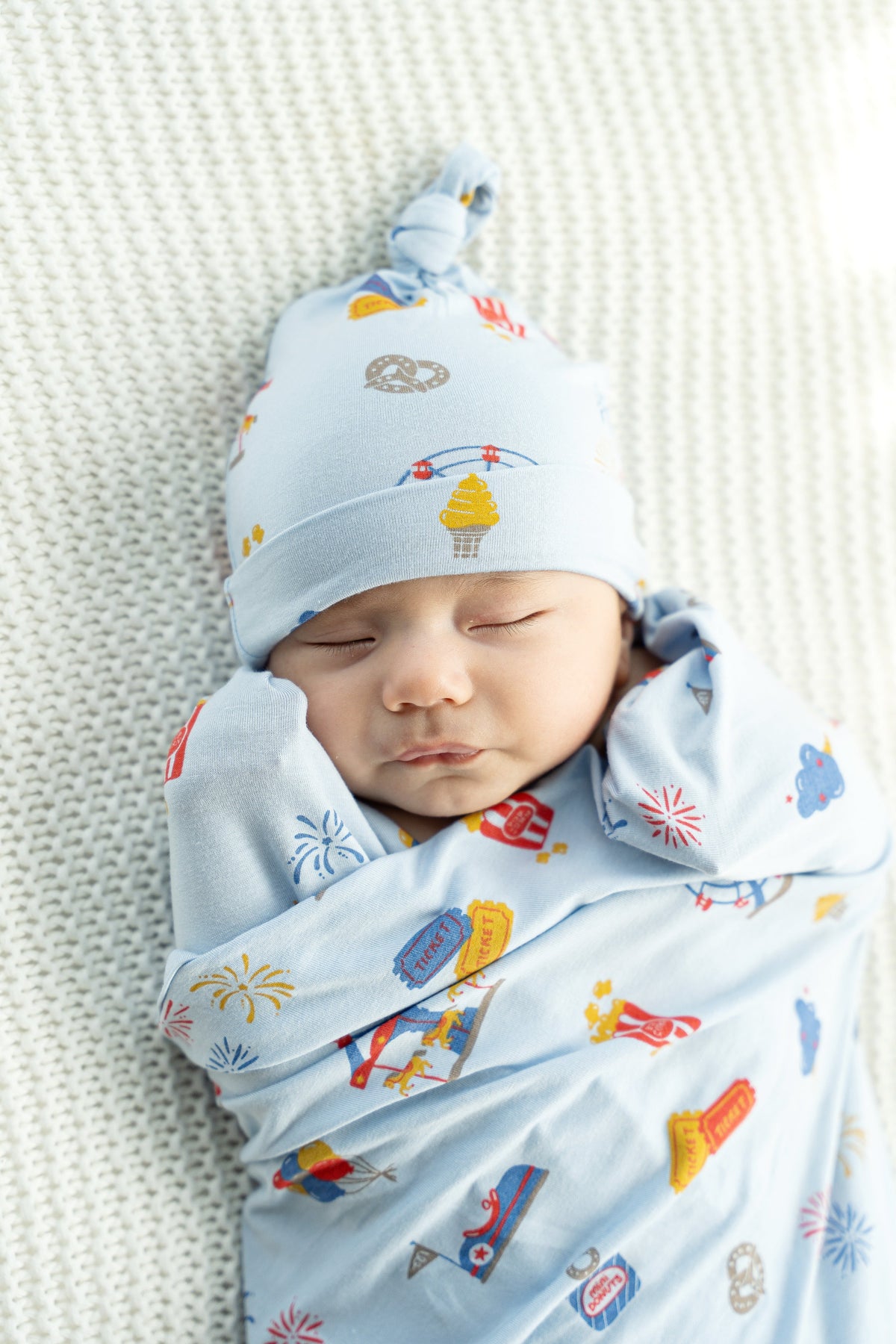 Bamboo Knot Hat (Funland Print)