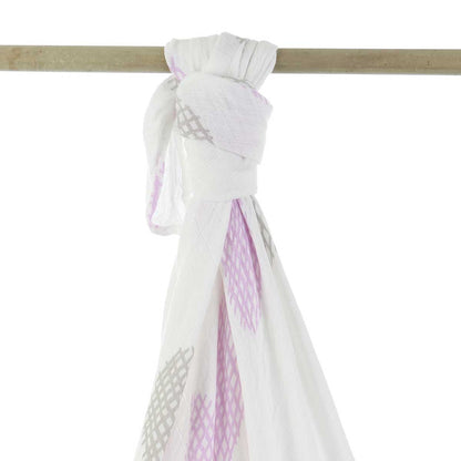 Couverture en mousseline de bambou — Waffle Orchid