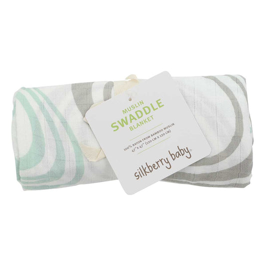 Couverture en mousseline de bambou — Whirlpool Seafoam