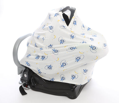 Rayon from Bamboo Baby Cover & Nursing Poncho (Space Monkey Print)