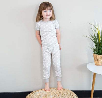 Pyjama en rayonne de bambou à manches courtes — Wobbly Wave