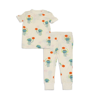 Pyjama en rayonne de bambou à manches courtes — Pixel Jelly