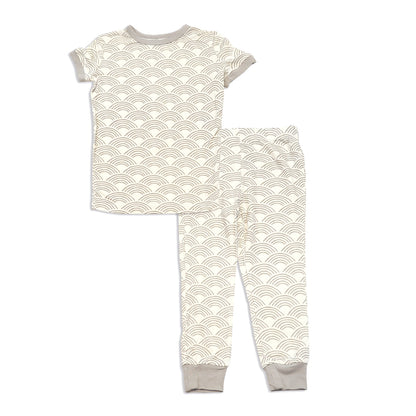Pyjama en rayonne de bambou à manches courtes — Wobbly Wave