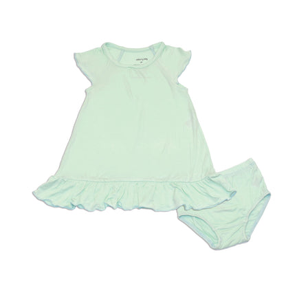 Robe évasée et bloomer en rayonne de bambou — Bay