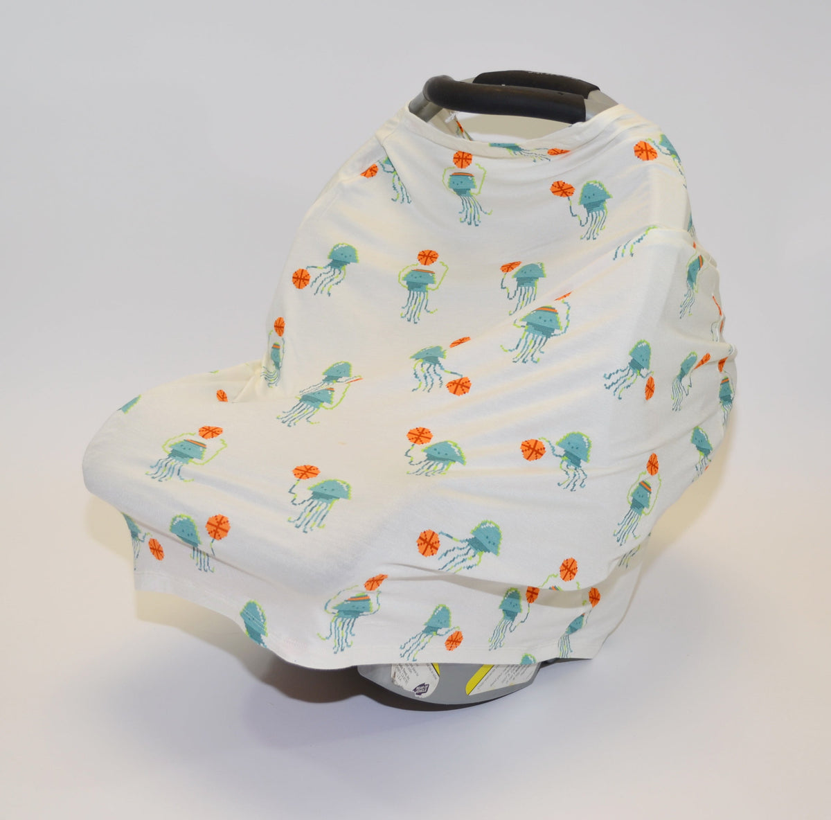Bamboo Baby Cover & Nursing Poncho (Pixel Jelly Print)