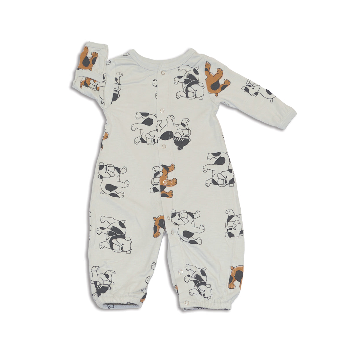 Bamboo Converter Gown (Cozy Bulldog Print)