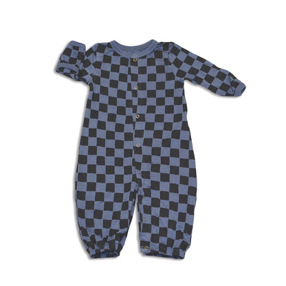 Rayon from Bamboo Converter Gown (Check It Out Print)
