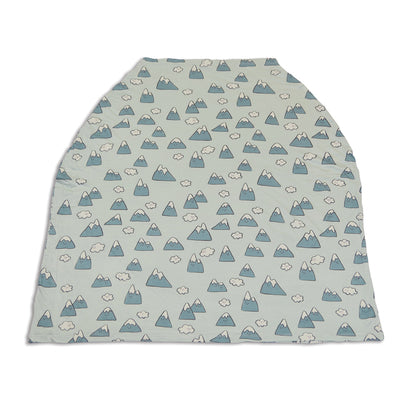 Poncho d’allaitement en rayonne de bambou — Snowy Rockies