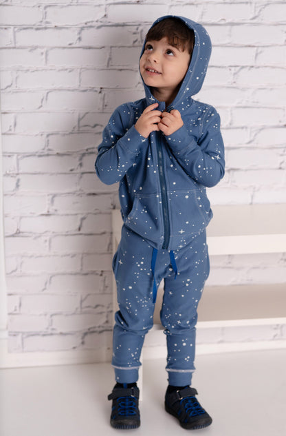 Rayon from Bamboo Fleece Harem Pants (Galaxy Print)