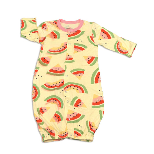 Bamboo Converter Gown (Watermelon Rainbow Print)