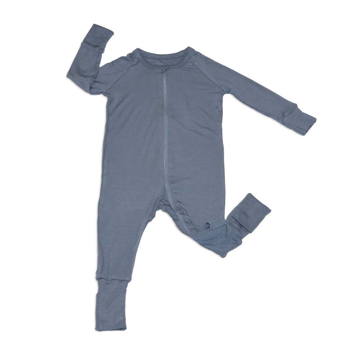 Bamboo 2-way Zipper Romper/Footless Sleeper (Flint)