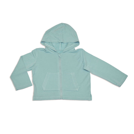 Bamboo Terry Zip Hoodie w/Kangaroo Pocket (Lustre)