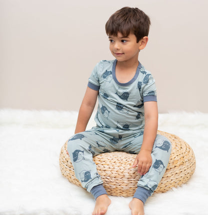 Pyjama en rayonne de bambou à manches courtes — Yin Yang Seals