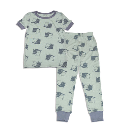 Pyjama en rayonne de bambou à manches courtes — Yin Yang Seals