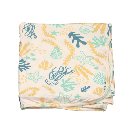 Bamboo Swaddle Blanket (Reef Print)