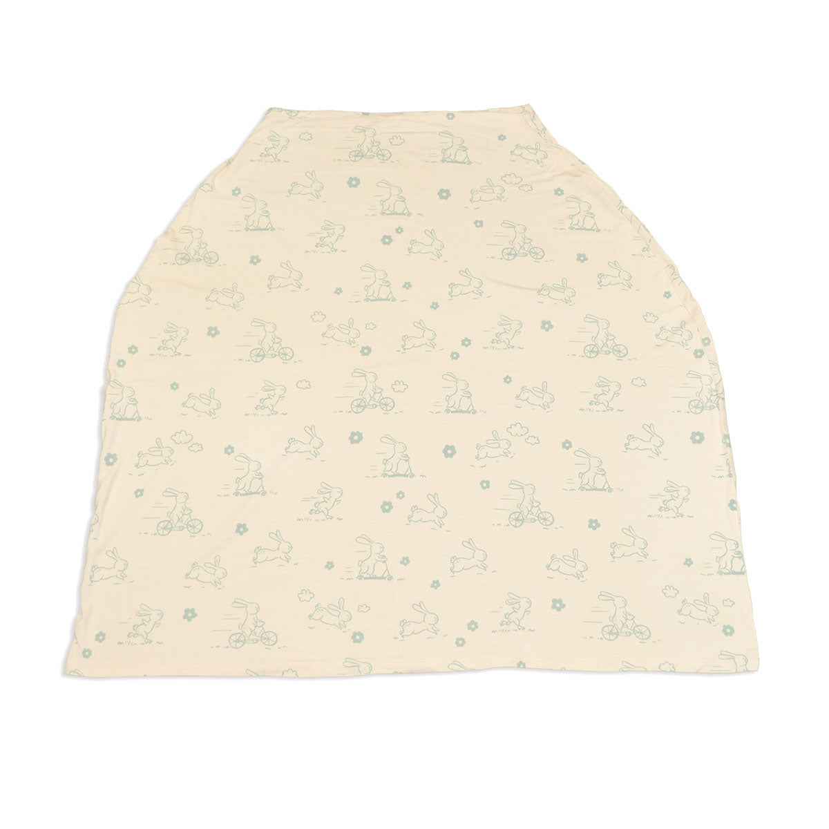 Bamboo Baby Cover & Nursing Poncho (Go Go Bunny Print)