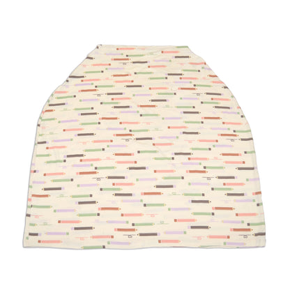 Bamboo Baby Cover & Nursing Poncho (Pretty Pencils Print)