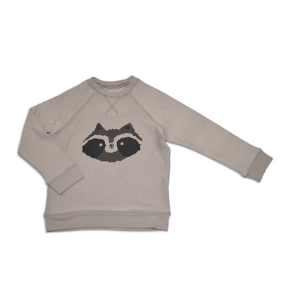 Chandail en molleton de rayonne de bambou — Drizzle/Raccoon