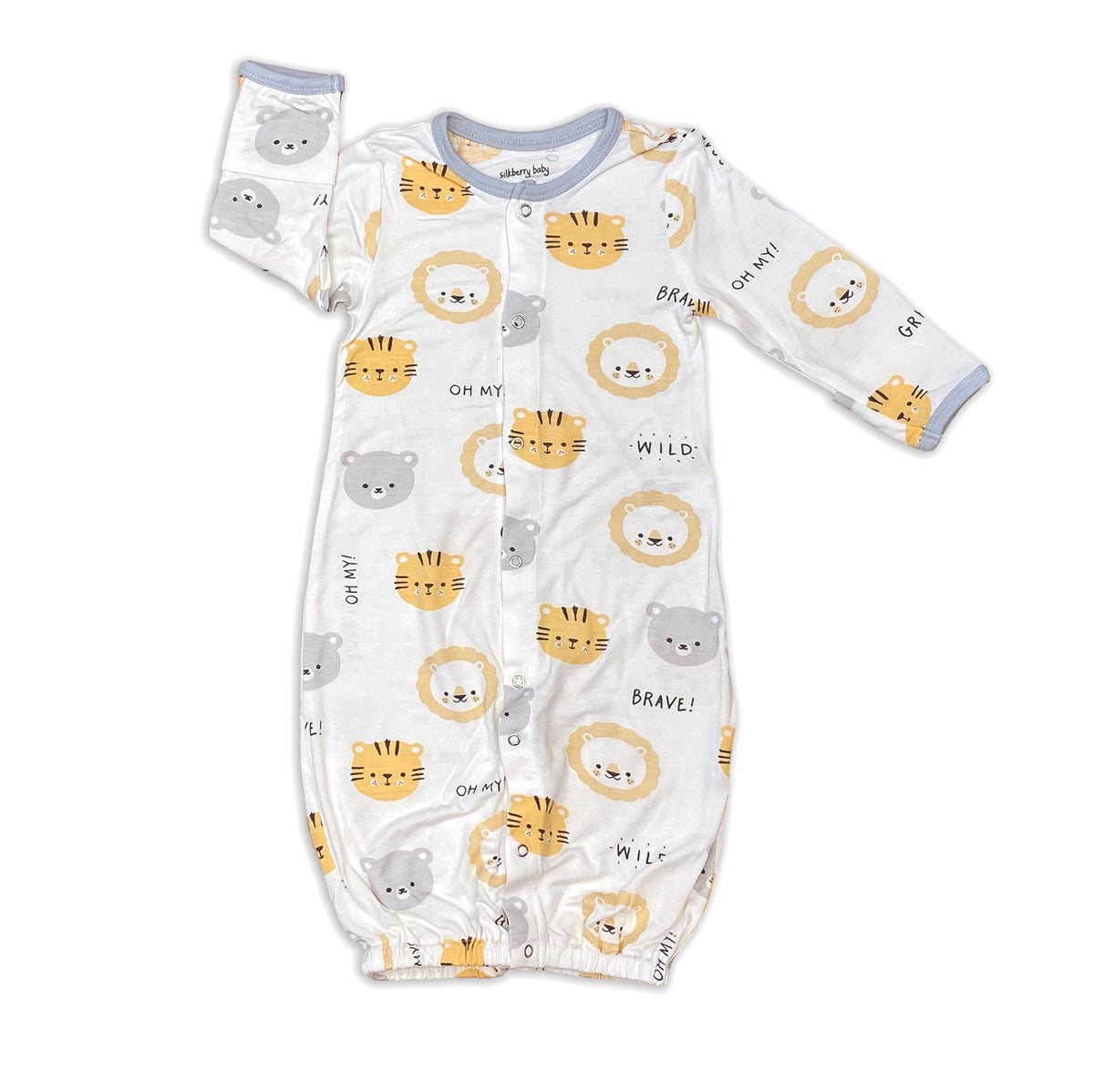Bamboo Converter Gown (Lion Tiger & Bears Print)