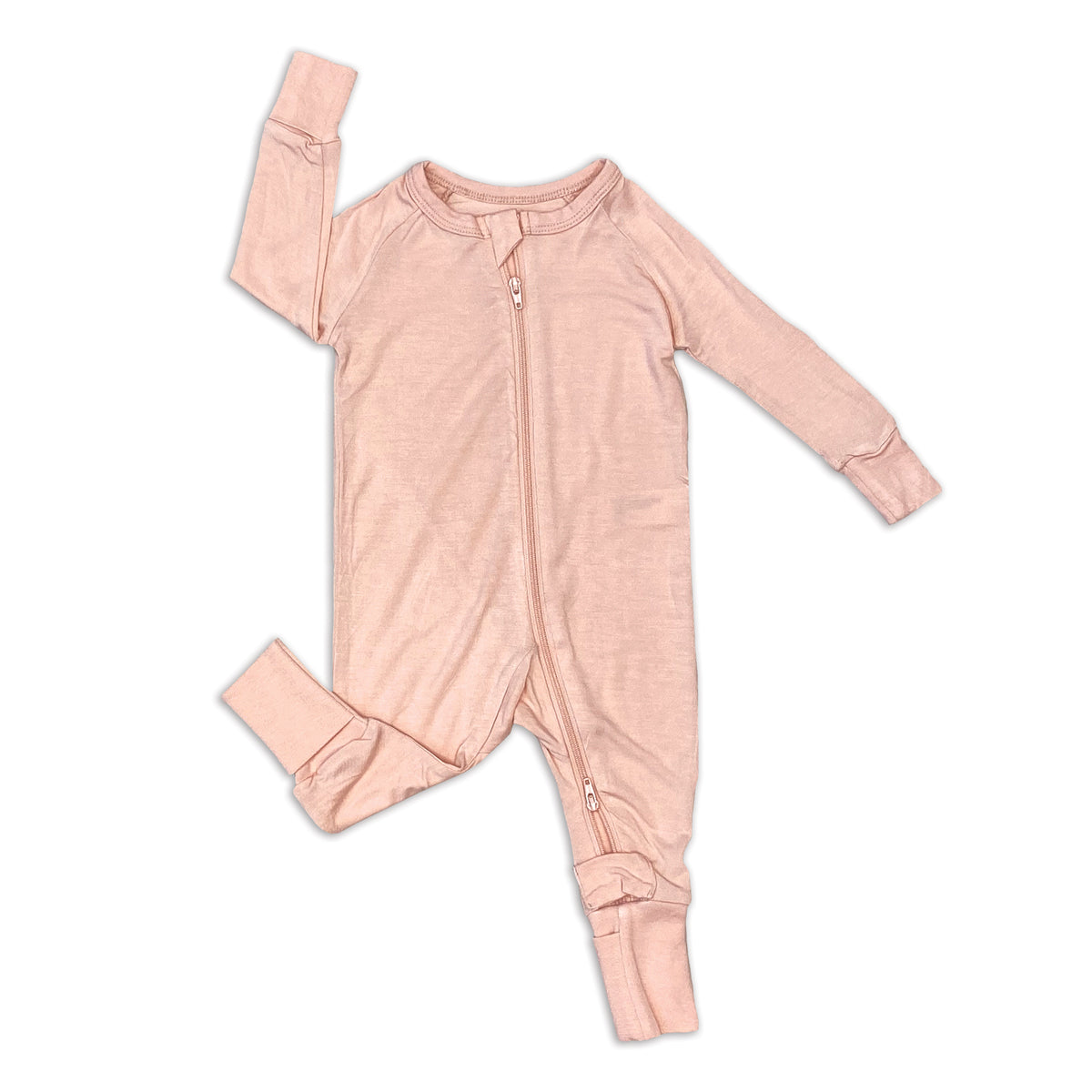 Bamboo 2-way Zipper Romper/Footless Sleeper (Blossom)