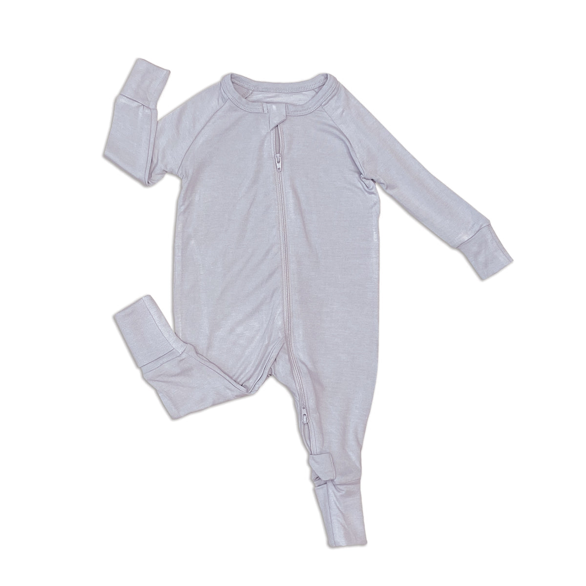 Bamboo 2-way Zipper Romper/Footless Sleeper (Shadow)