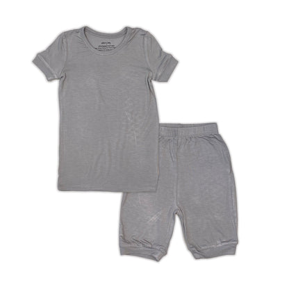 Pyjama en rayonne de bambou avec haut à manches courtes et short — Pigeon