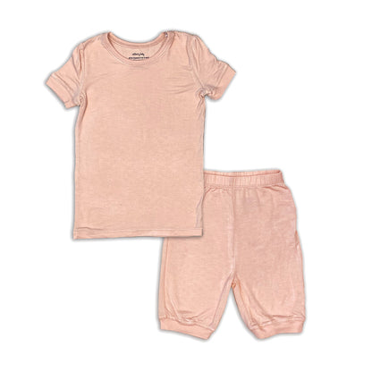 Pyjama en rayonne de bambou avec haut à manches courtes et short — Blossom