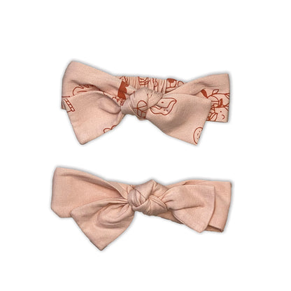 Bandeaux en rayonne de bambou, duo — Plantastic/Blossom