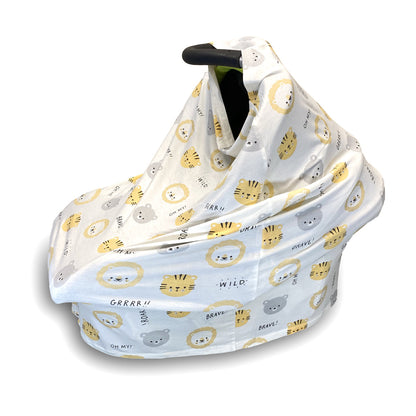 Poncho d’allaitement en rayonne de bambou — Lion Tiger et Bears
