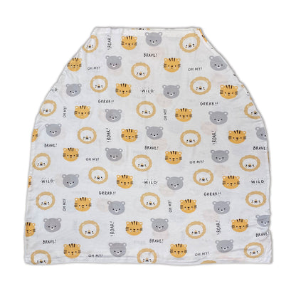 Poncho d’allaitement en rayonne de bambou — Lion Tiger et Bears