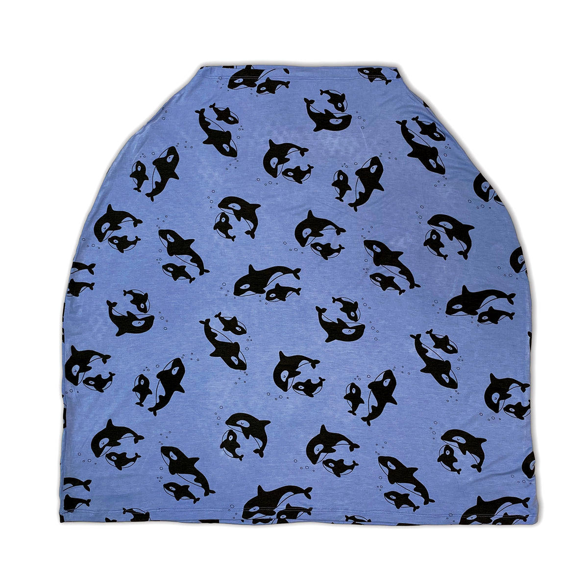 Bamboo Baby Cover & Nursing Poncho (Orca Print)