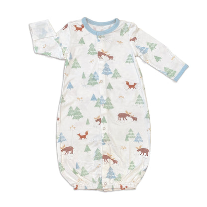 Rayon from Bamboo Converter Gown (Moose Woods Print)