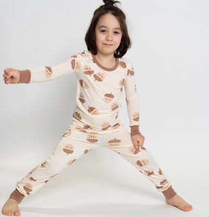 Pyjama en rayonne de bambou à manches longues — Acorn Pals