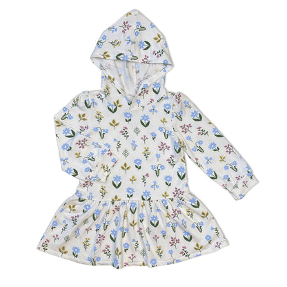 Robe à capuchon en molleton de rayonne de bambou — Wildflower