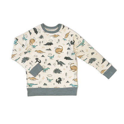 Rayon from Bamboo Fleece Sweatshirt (Dino Delight Print)