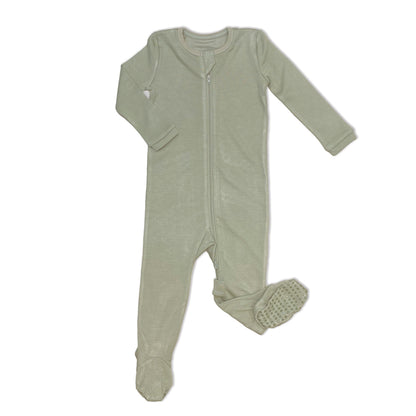 Dormeuse en laine et rayonne de bambou à zip double sens — Lily Pad
