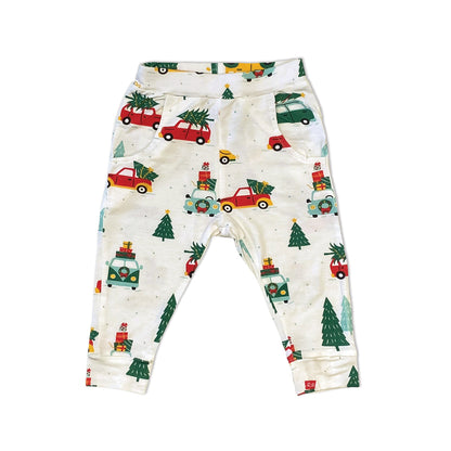 Pantalon de jogging en rayonne de bambou — Jolly Christmas Cars