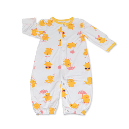 Rayon from Bamboo Converter Gown (Little Chick Print)